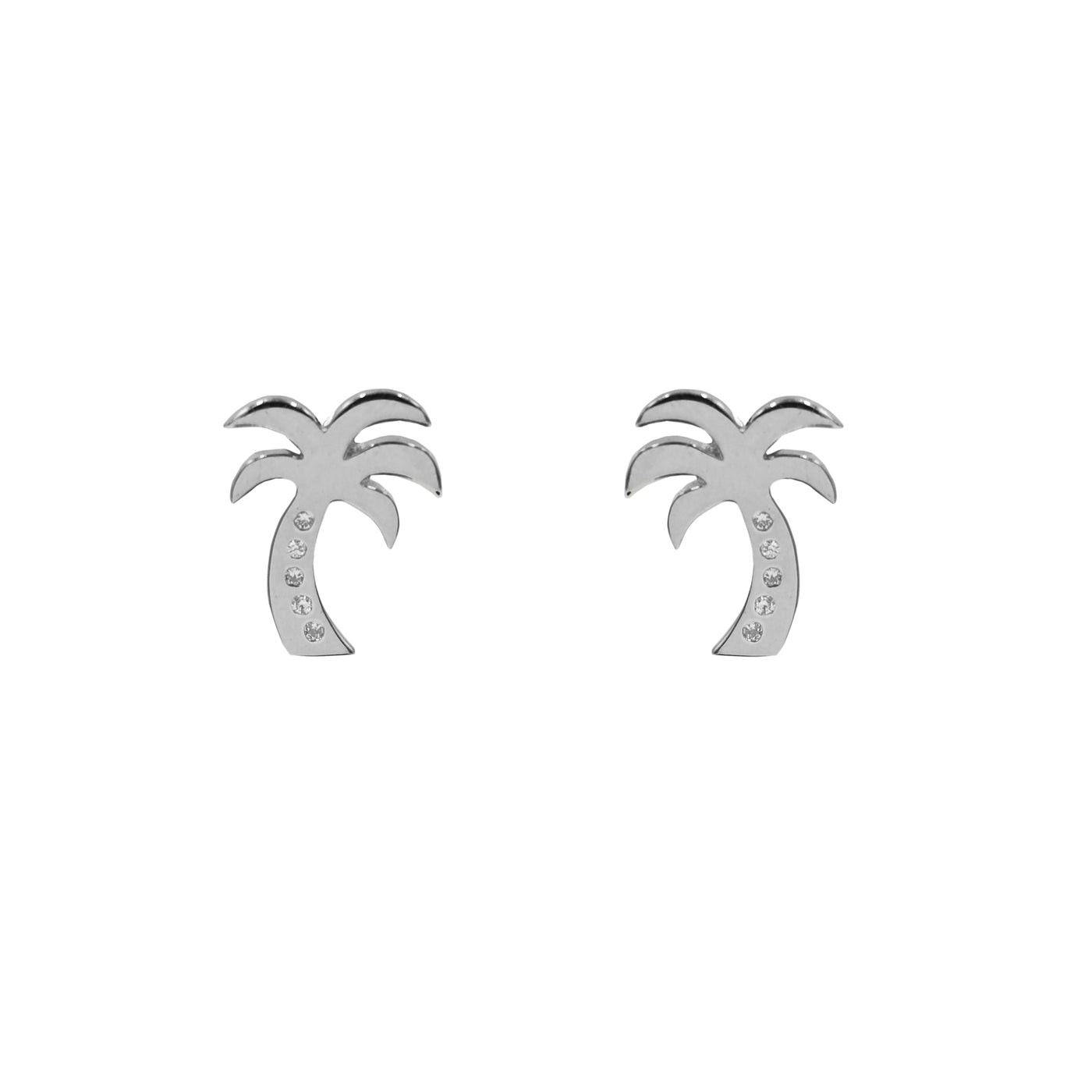 LINA EARRING IN STERLING SILVER WITH DIAMONDS
