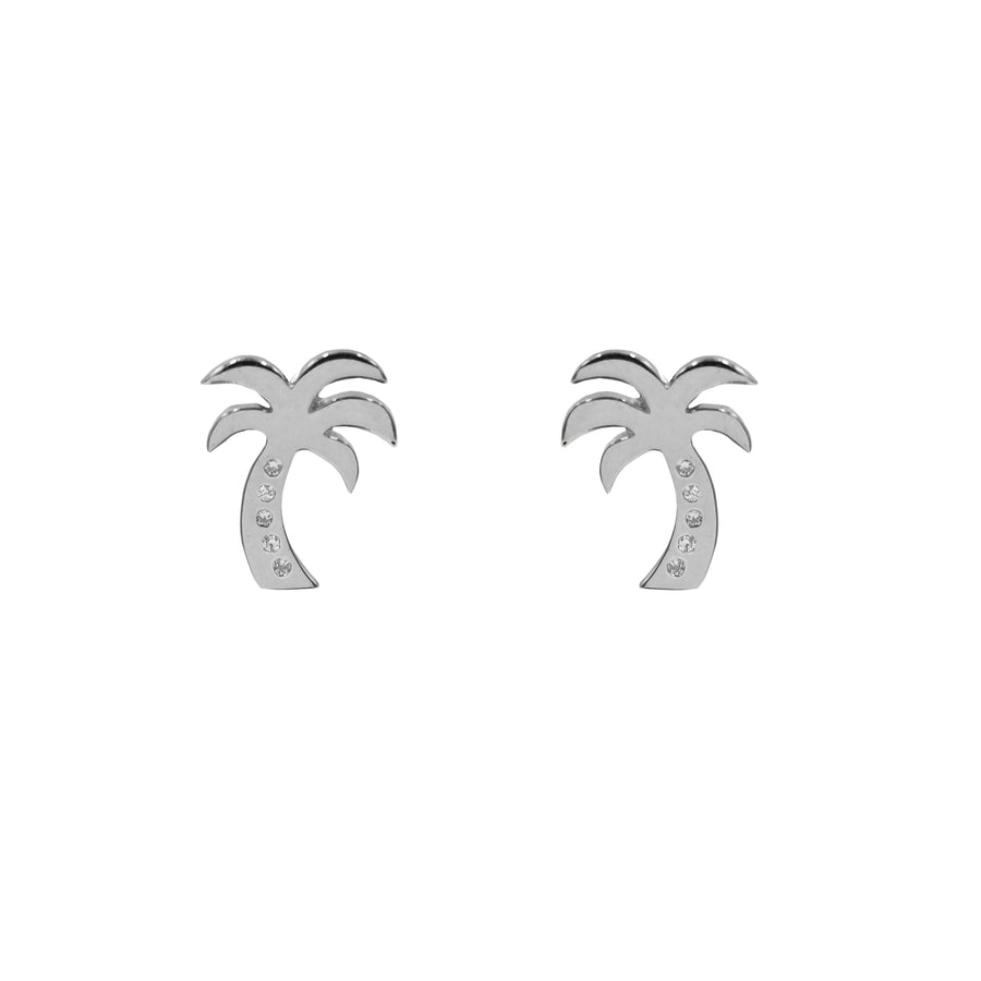 LINA EARRING IN STERLING SILVER WITH DIAMONDS