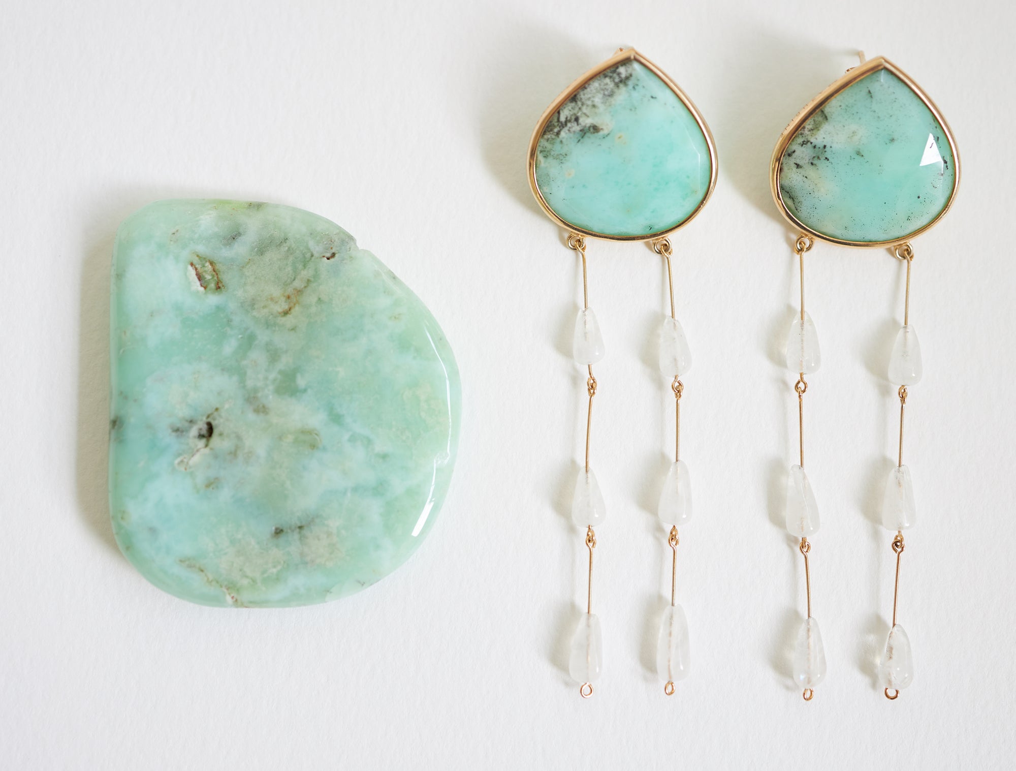 AMAN EARRING IN 18K VERMEIL