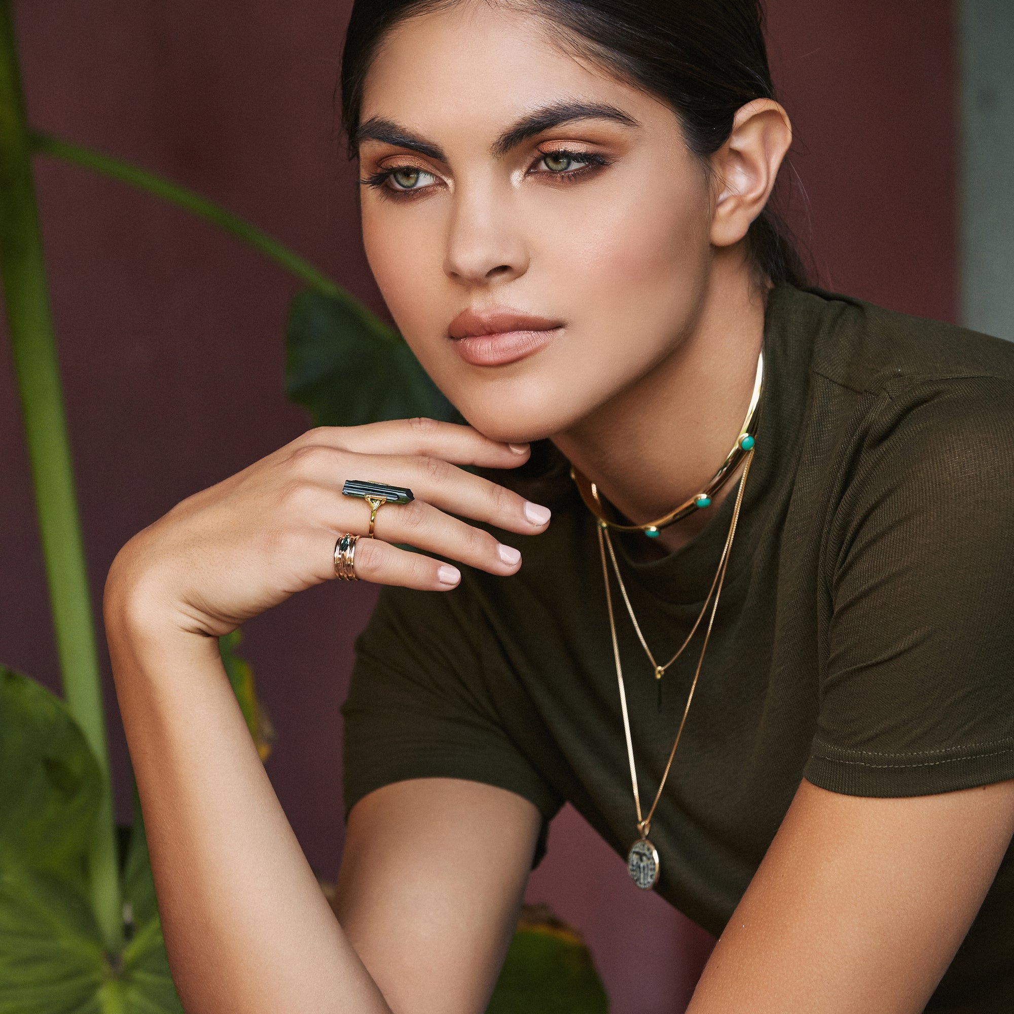 VELI PINKY RING IN SOLID 14K ROSE GOLD