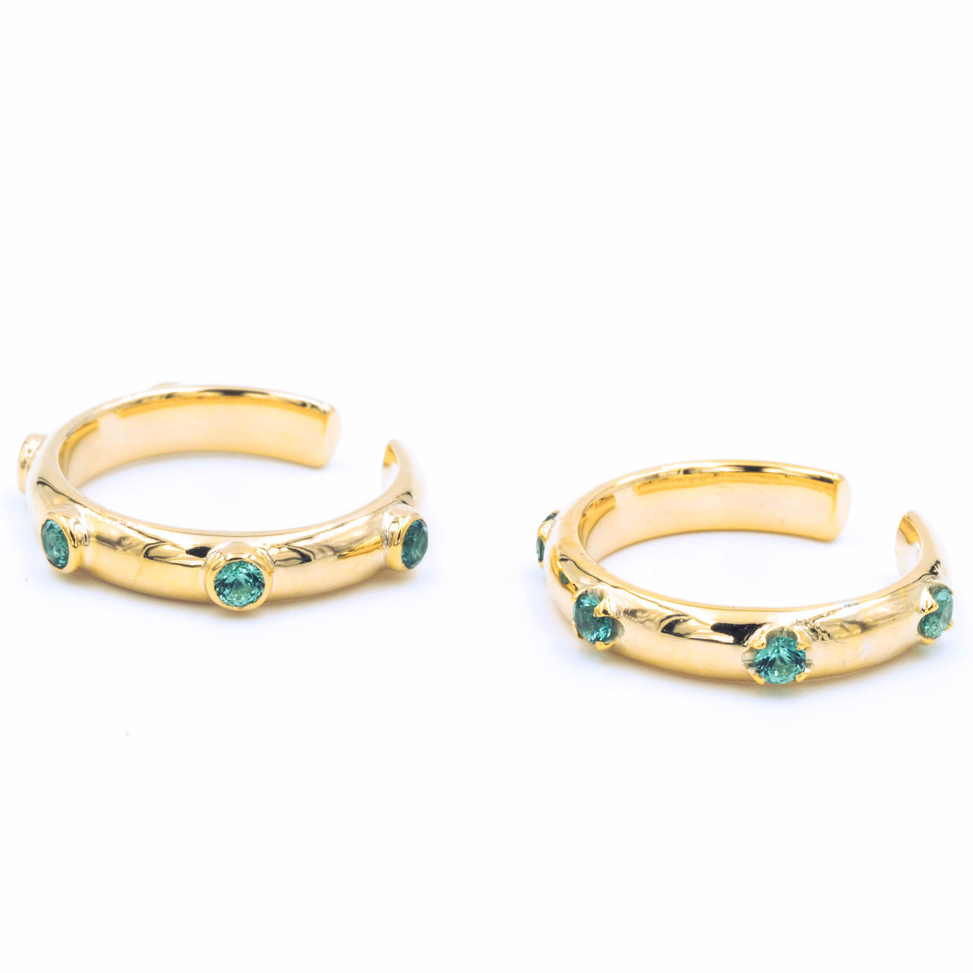 ELLA BLUE TOURMALINE EAR CUFF