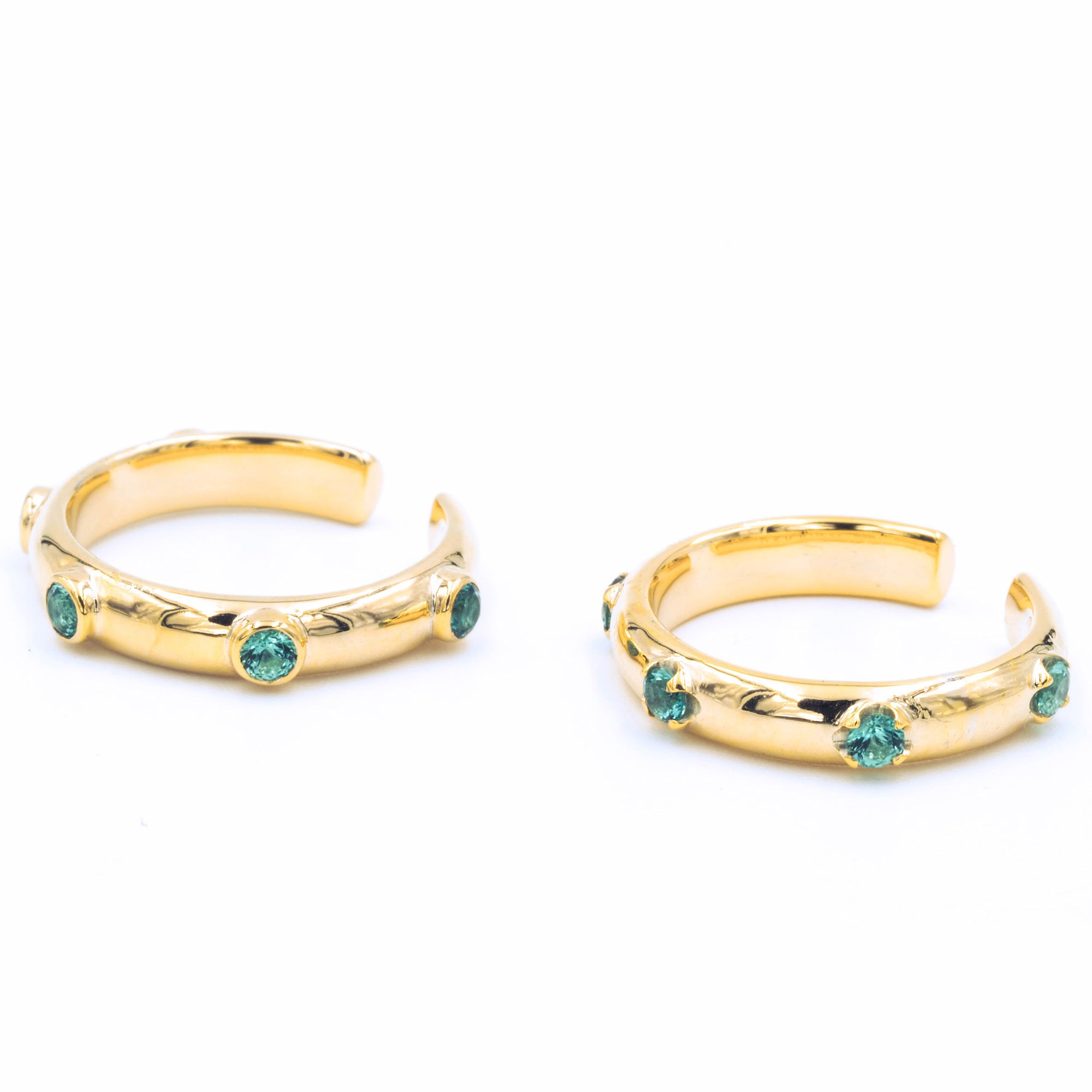 ELLA BLUE TOURMALINE EAR CUFF