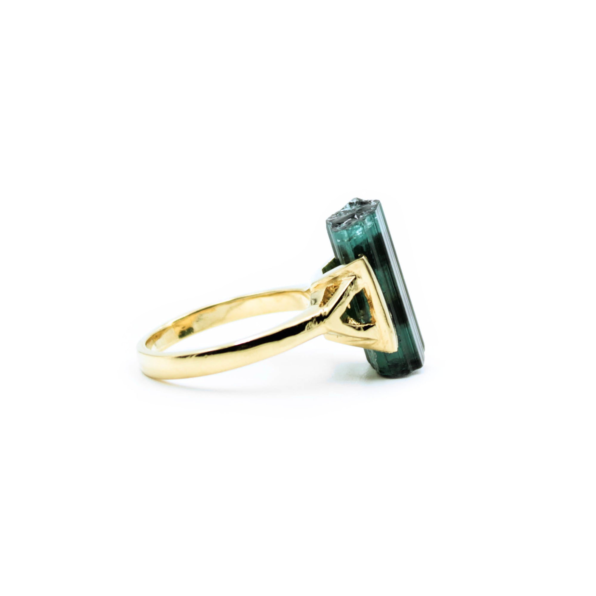 RAW INDICOLITE TOURMALINE RING I