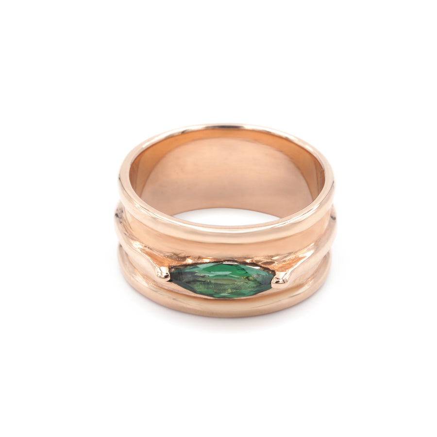 VELI PINKY RING IN SOLID 14K ROSE GOLD