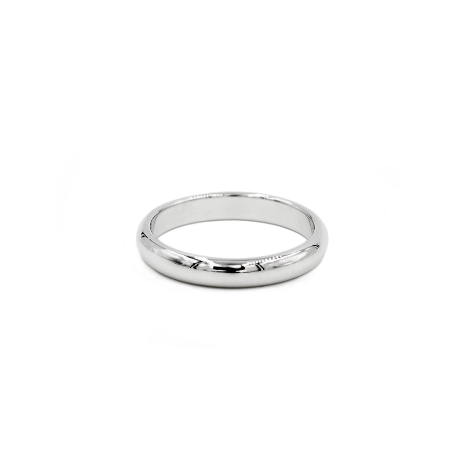 CLASSIC STERLING SILVER ROUNDED RING