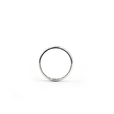 CLASSIC STERLING SILVER ROUNDED RING