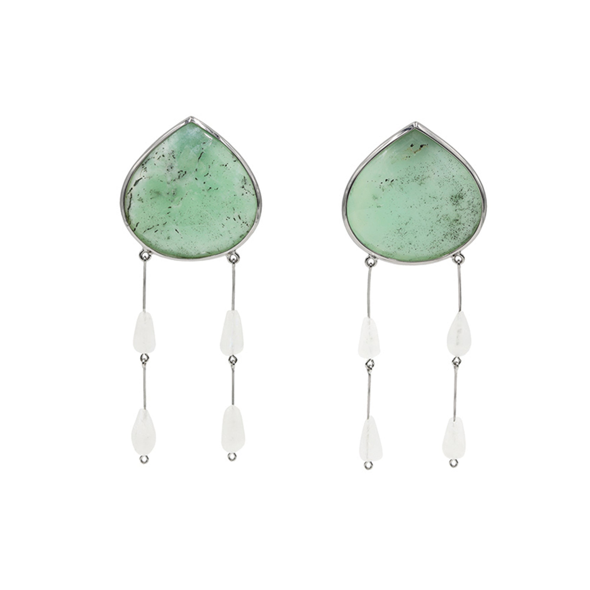 AMAN EARRING IN STERLING SILVER