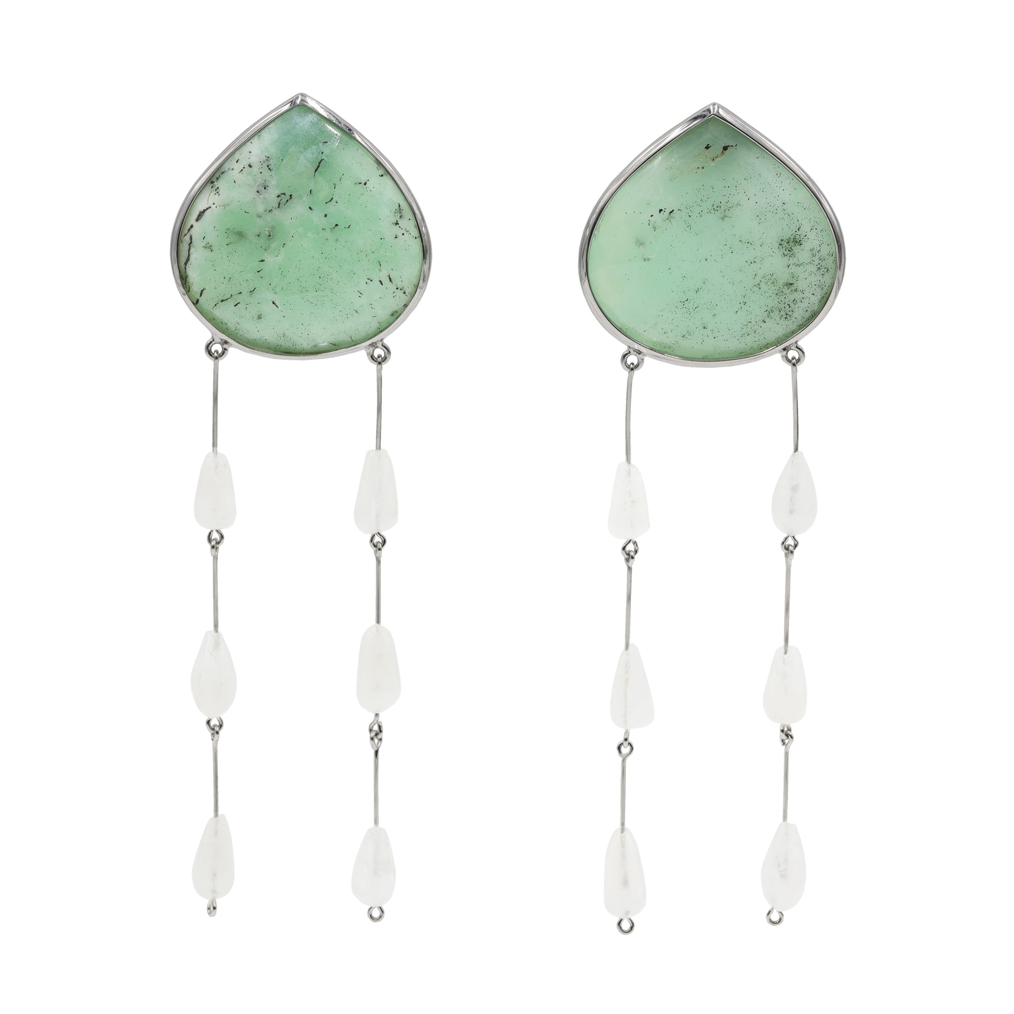 AMAN EARRING IN STERLING SILVER